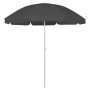 Sombrilla de playa gris antracita 240 cm de vidaXL, Sombrillas - Ref: Foro24-314706, Precio: 29,43 €, Descuento: %
