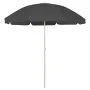 Sombrilla de playa gris antracita 240 cm de vidaXL, Sombrillas - Ref: Foro24-314706, Precio: 28,82 €, Descuento: %