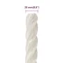 Cuerda de trabajo polipropileno blanco 20 mm 25 m de , Sogas y cuerdas metálicas - Ref: Foro24-153068, Precio: 38,38 €, Descu...