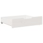 Cajones debajo cama 2 uds madera maciza pino blanco 75x55x16 cm de , Cajones de almacenaje doméstico - Ref: Foro24-850933, Pr...