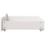 Cajones debajo cama 2 uds madera maciza pino blanco 75x55x16 cm de , Cajones de almacenaje doméstico - Ref: Foro24-850933, Pr...