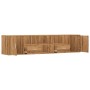 Mueble de esquina madera ingeniería roble artisian 200x40x45 cm de , Armarios y almacenamiento - Ref: Foro24-3307836, Precio:...