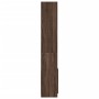 Aparador alto madera de ingeniería roble marrón 92x33x180 cm de , Librerías y estanterías - Ref: Foro24-3309624, Precio: 135,...