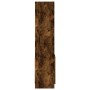 Aparador alto madera de ingeniería roble ahumado 92x33x140 cm de , Librerías y estanterías - Ref: Foro24-3309613, Precio: 94,...