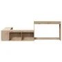 Mueble con escritorio madera maciza pino 232x112x75 cm de , Mesitas de noche - Ref: Foro24-855759, Precio: 174,55 €, Descuent...