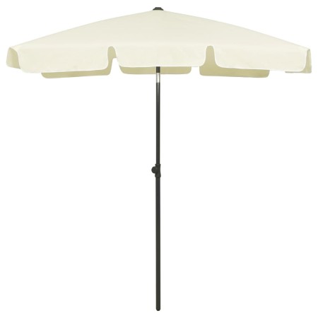 Sombrilla de playa arena amarillo 180x120 cm de vidaXL, Sombrillas - Ref: Foro24-314719, Precio: 39,08 €, Descuento: %