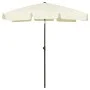 Sombrilla de playa arena amarillo 180x120 cm de vidaXL, Sombrillas - Ref: Foro24-314719, Precio: 40,70 €, Descuento: %