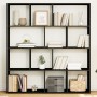 Estantería de madera de ingeniería negra 132x29x141,5 cm de , Librerías y estanterías - Ref: Foro24-3310308, Precio: 133,03 €...