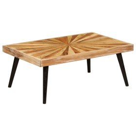 Mesa de centro de madera de mango maciza 90x55x36 cm en Mesas de centro | Comprar online en Foru.es