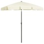 Sombrilla de playa arena amarillo 180x120 cm de vidaXL, Sombrillas - Ref: Foro24-314719, Precio: 39,08 €, Descuento: %