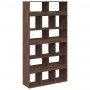 Separador de ambientes madera marrón roble 100x33x187,5 cm de , Librerías y estanterías - Ref: Foro24-3309543, Precio: 186,57...