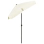 Sombrilla de playa arena amarillo 180x120 cm de vidaXL, Sombrillas - Ref: Foro24-314719, Precio: 39,08 €, Descuento: %