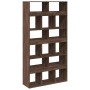 Separador de ambientes madera marrón roble 100x33x187,5 cm de , Librerías y estanterías - Ref: Foro24-3309543, Precio: 186,57...