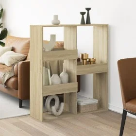 Separador de ambientes madera roble Sonoma 100x33x115 cm de , Librerías y estanterías - Ref: Foro24-3309548, Precio: 71,90 €,...