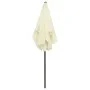 Sombrilla de playa arena amarillo 180x120 cm de vidaXL, Sombrillas - Ref: Foro24-314719, Precio: 40,70 €, Descuento: %