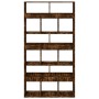Separador de ambientes madera roble ahumado 100x33x187,5 cm de , Librerías y estanterías - Ref: Foro24-3309541, Precio: 168,4...