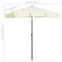 Sombrilla de playa arena amarillo 180x120 cm de vidaXL, Sombrillas - Ref: Foro24-314719, Precio: 40,70 €, Descuento: %
