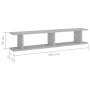 Estantes de pared 2 uds contrachapado gris hormigón 105x18x20cm de , Estantes y estanterías - Ref: Foro24-807209, Precio: 37,...