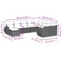 Set de sofás de jardín 10 pzas cojines ratán sintético negro de , Conjuntos de jardín - Ref: Foro24-3254193, Precio: 614,66 €...