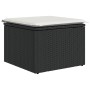 Set de sofás de jardín 10 pzas cojines ratán sintético negro de , Conjuntos de jardín - Ref: Foro24-3256189, Precio: 534,15 €...