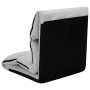 Tumbona de suelo plegable microfibra gris claro en Divanes | Comprar online en Foru.es