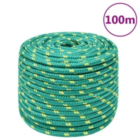 Cuerda de barco polipropileno verde 12 mm 100 m de , Sogas y cuerdas metálicas - Ref: Foro24-152725, Precio: 55,21 €, Descuen...