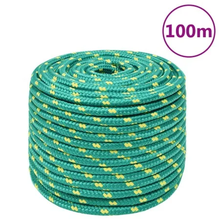 Cuerda de barco polipropileno verde 12 mm 100 m de , Sogas y cuerdas metálicas - Ref: Foro24-152725, Precio: 55,21 €, Descuen...