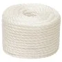 Cuerda de trabajo polipropileno blanco 24 mm 100 m de , Sogas y cuerdas metálicas - Ref: Foro24-153073, Precio: 159,54 €, Des...