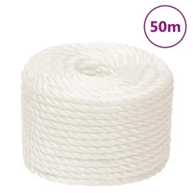 Arbeitsseil aus weißem Polypropylen 20 mm 50 m von , Seile und Metallschnüre - Ref: Foro24-153069, Preis: 63,20 €, Rabatt: %