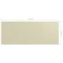 Toldo para balcón tela oxford crema 120x300 cm de vidaXL, Sombrillas - Ref: Foro24-134956, Precio: 20,50 €, Descuento: %