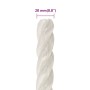 Cuerda de trabajo polipropileno blanco 20 mm 100 m de , Sogas y cuerdas metálicas - Ref: Foro24-153070, Precio: 140,00 €, Des...