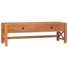 Mueble de TV de madera de teca 140x40x45 cm en Muebles TV | Comprar online en Foru.es