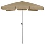 Sombrilla de playa taupe 180x120 cm de vidaXL, Sombrillas - Ref: Foro24-314722, Precio: 43,34 €, Descuento: %