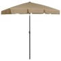 Sombrilla de playa taupe 180x120 cm de vidaXL, Sombrillas - Ref: Foro24-314722, Precio: 43,34 €, Descuento: %