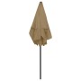 Sombrilla de playa taupe 180x120 cm de vidaXL, Sombrillas - Ref: Foro24-314722, Precio: 43,34 €, Descuento: %