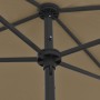 Sombrilla de playa taupe 180x120 cm de vidaXL, Sombrillas - Ref: Foro24-314722, Precio: 43,34 €, Descuento: %