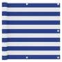 Toldo para balcón tela oxford blanco y azul 90x300 cm de vidaXL, Sombrillas - Ref: Foro24-134916, Precio: 17,38 €, Descuento: %
