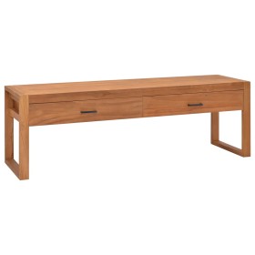 Mueble de TV de madera de teca 140x40x45 cm en Muebles TV | Comprar online en Foru.es