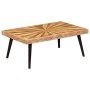 Mesa de centro de madera de mango maciza 90x55x36 cm en Mesas de centro | Comprar online en Foru.es