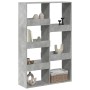 Separador de ambientes madera gris hormigón 100x33x155,5 cm de , Librerías y estanterías - Ref: Foro24-3309567, Precio: 107,4...
