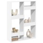Separador de ambientes madera ingeniería blanco 100x33x135 cm de , Librerías y estanterías - Ref: Foro24-3309555, Precio: 96,...