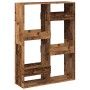 Separador de ambientes madera envejecida 100x33x135 cm de , Librerías y estanterías - Ref: Foro24-3309562, Precio: 94,16 €, D...