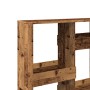 Separador de ambientes madera envejecida 100x33x135 cm de , Librerías y estanterías - Ref: Foro24-3309562, Precio: 94,16 €, D...