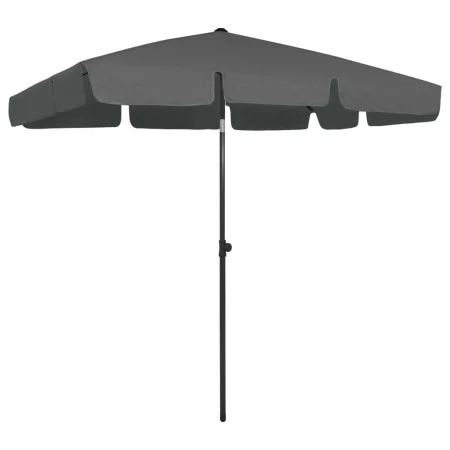 Sombrilla de playa gris antracita 200x125 cm de vidaXL, Sombrillas - Ref: Foro24-314729, Precio: 43,73 €, Descuento: %