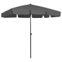 Sombrilla de playa gris antracita 200x125 cm de vidaXL, Sombrillas - Ref: Foro24-314729, Precio: 41,10 €, Descuento: %