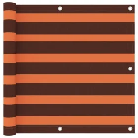Toldo para balcón tela oxford naranja y marrón 90x300 cm de vidaXL, Sombrillas - Ref: Foro24-134928, Precio: 21,28 €, Descuen...