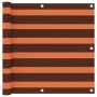 Toldo para balcón tela oxford naranja y marrón 90x300 cm de vidaXL, Sombrillas - Ref: Foro24-134928, Precio: 21,28 €, Descuen...