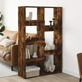 Separador de ambientes madera roble ahumado 100x33x155,5 cm de , Librerías y estanterías - Ref: Foro24-3309568, Precio: 106,2...