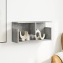 Mueble de pared madera de ingeniería gris hormigón 60x20x30 cm de , Estantes y estanterías - Ref: Foro24-854826, Precio: 26,5...
