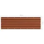 Toldo para balcón tela oxford naranja y marrón 90x300 cm de vidaXL, Sombrillas - Ref: Foro24-134928, Precio: 21,28 €, Descuen...